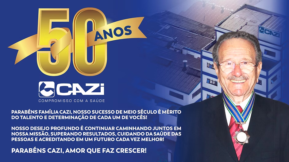 50 anos da Cazi Química Farmacêutica