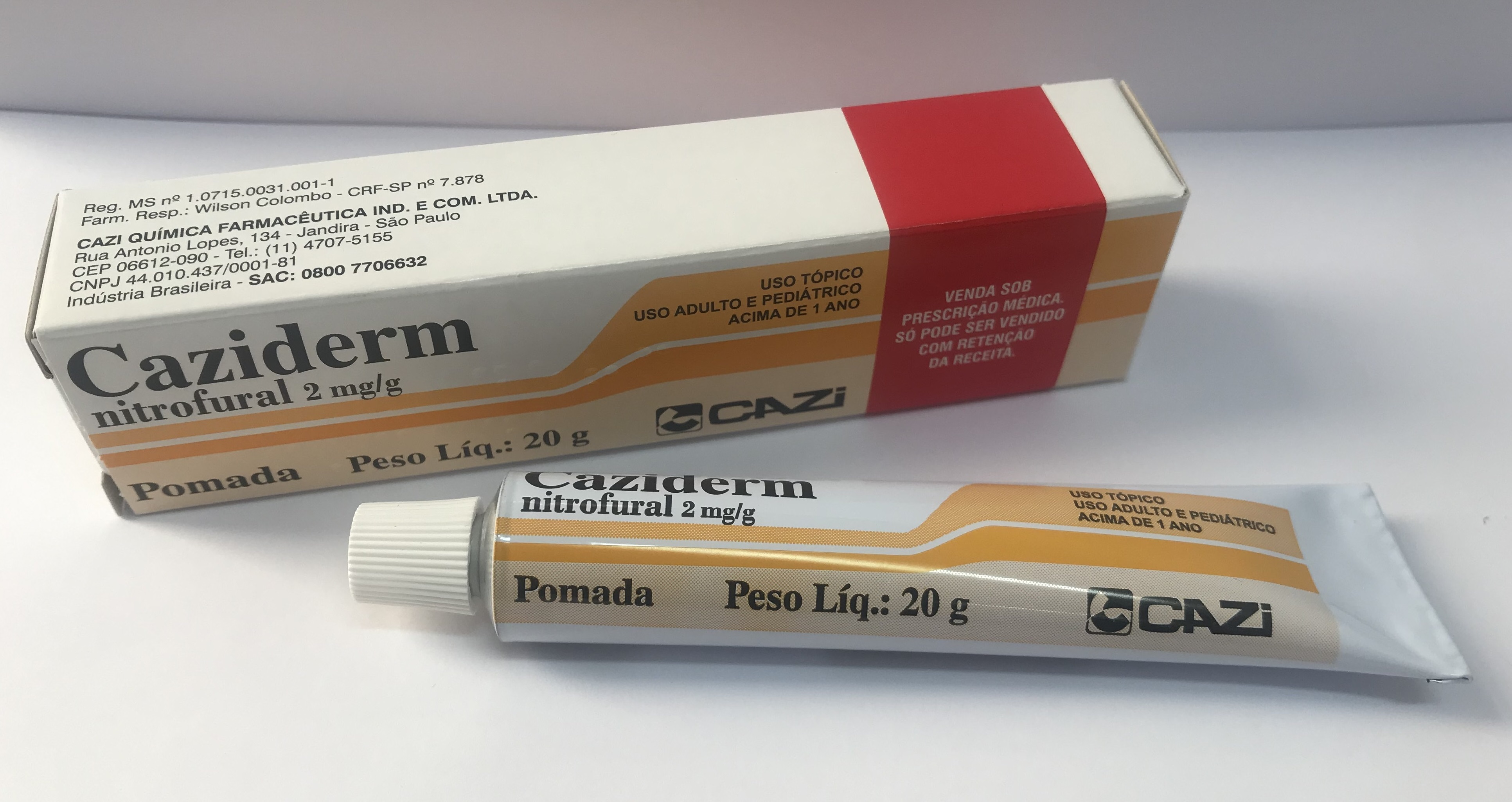 Embalagem do medicamento CAZIDERM