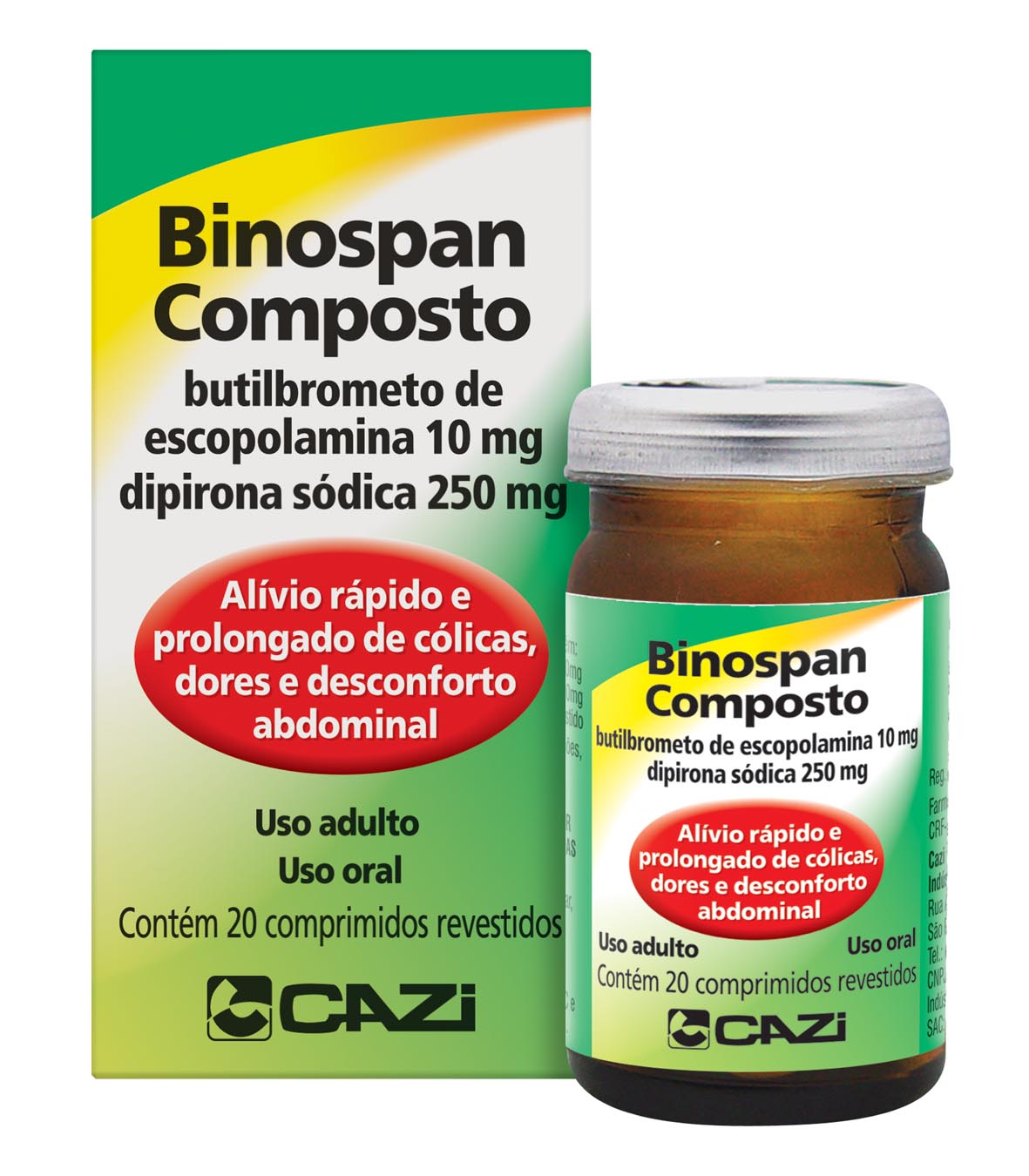 Embalagem do medicamento BINOSPAN COMPOSTO