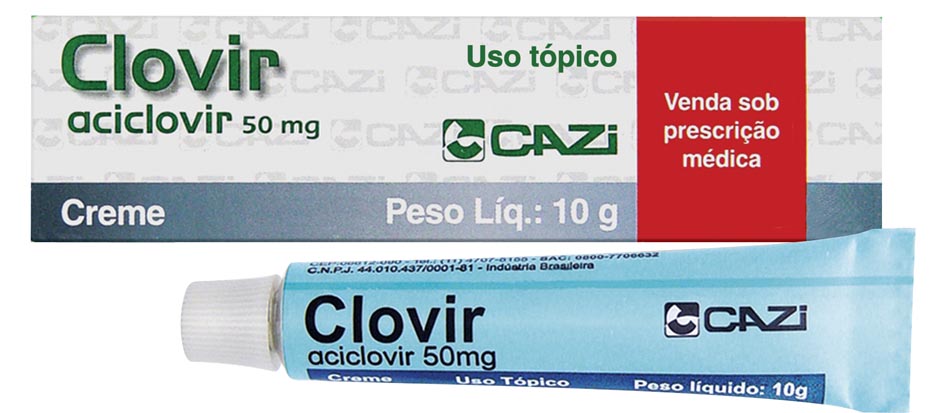 Embalagem do medicamento CLOVIR