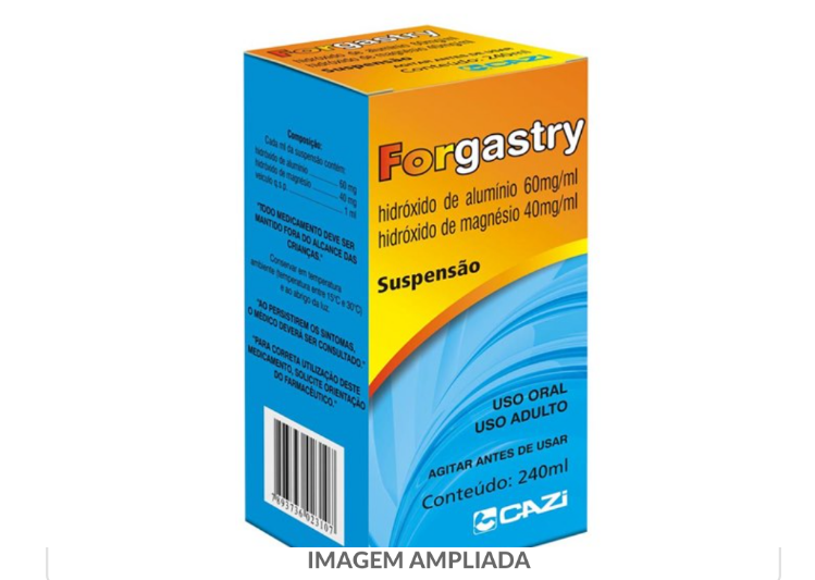 Embalagem do medicamento FORGASTRY