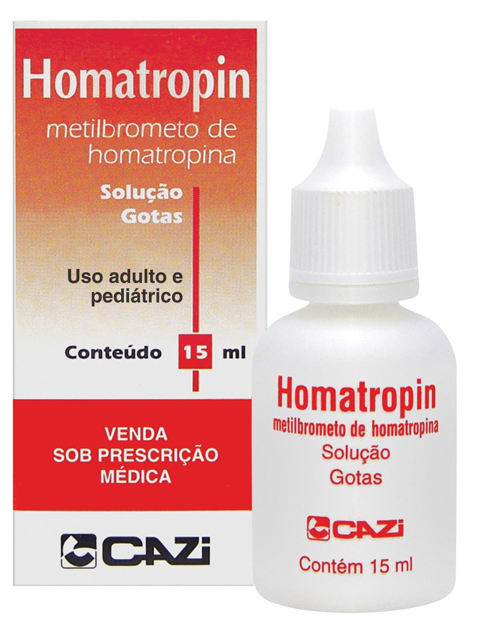 Embalagem do medicamento HOMATROPIN