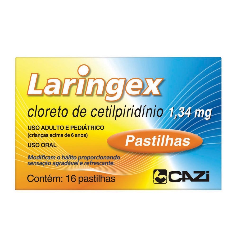 Embalagem do medicamento LARINGEX
