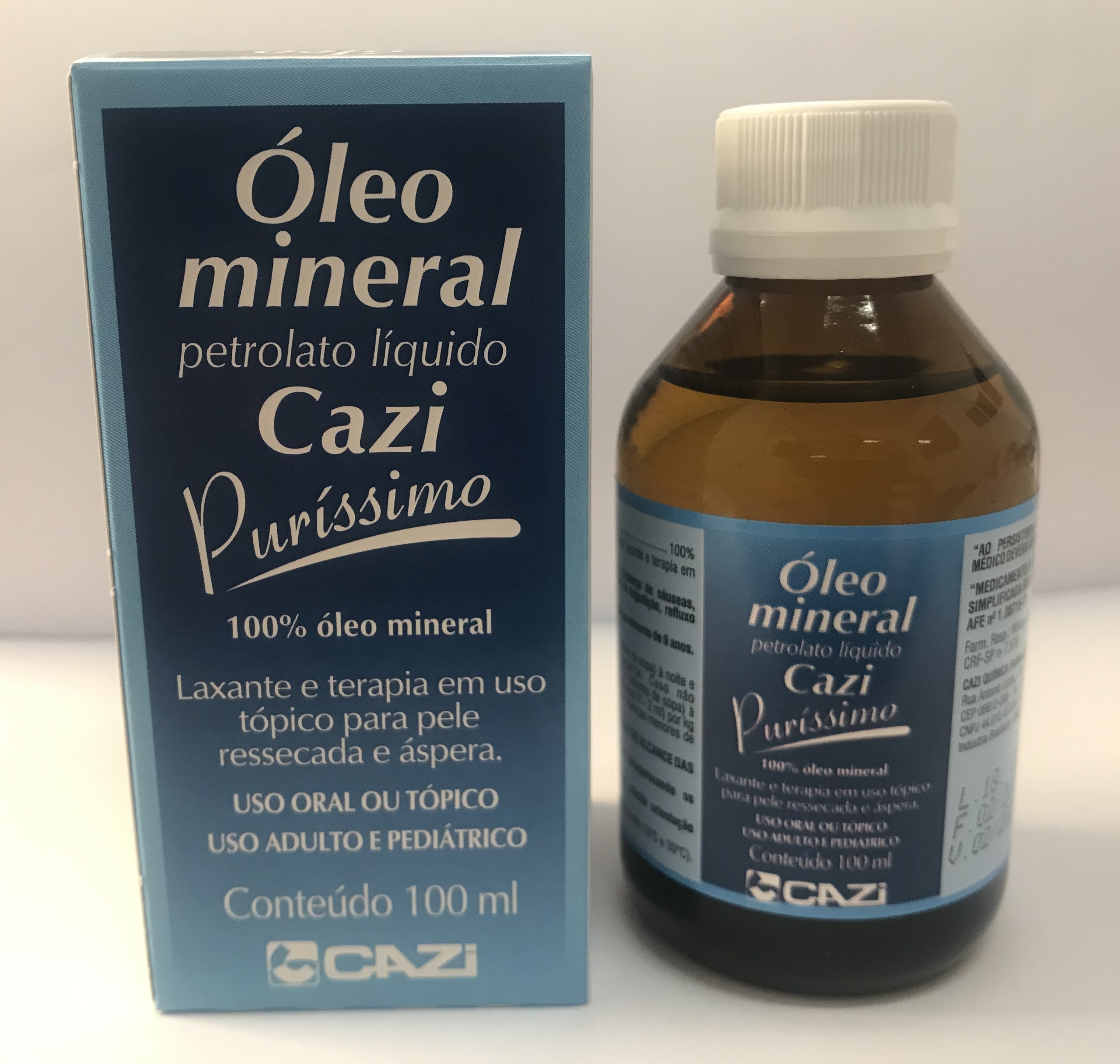 Embalagem do produto ÓLEO MINERAL