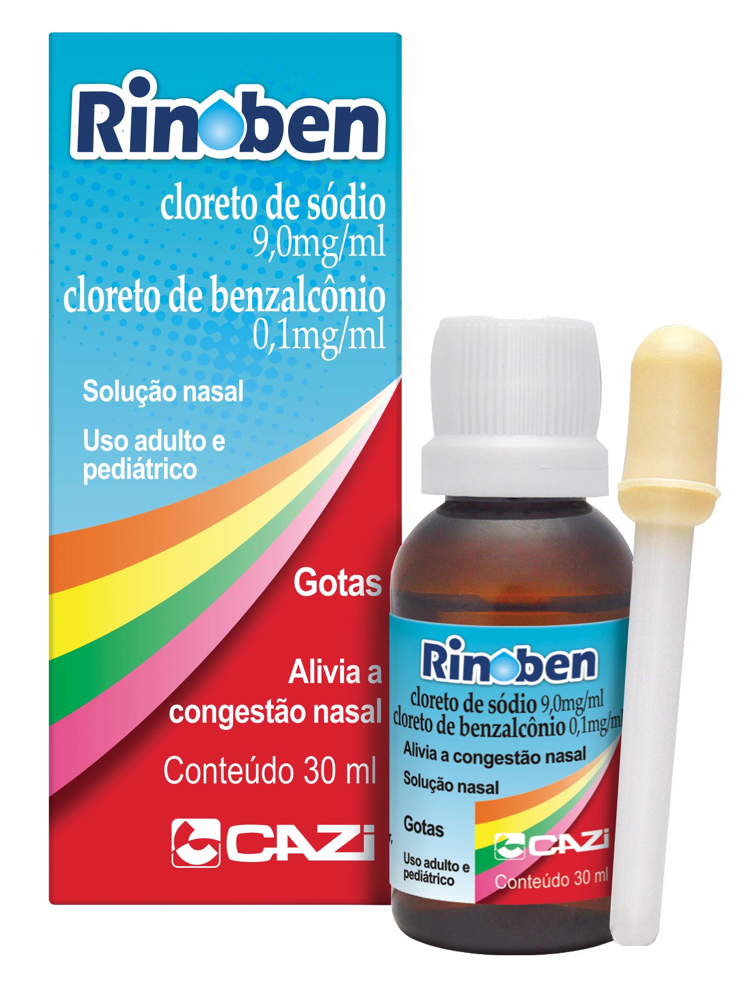 Embalagem do medicamento RINOBEN
